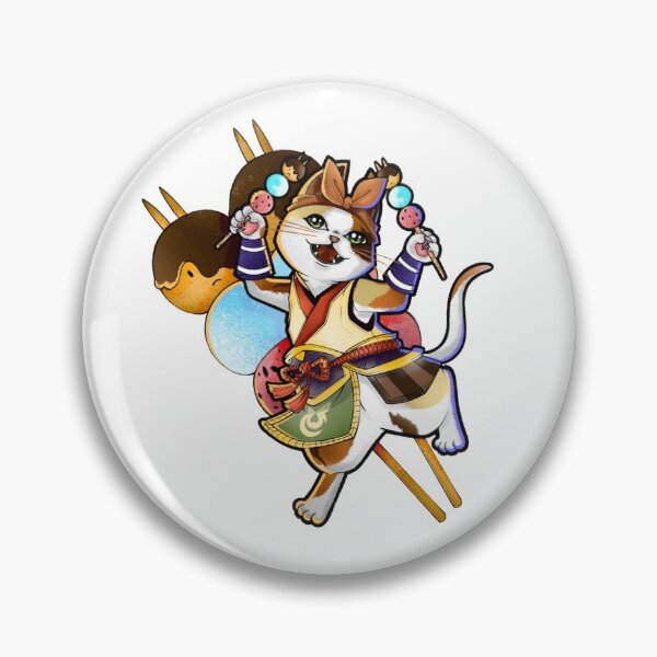 Item preview, Dango Cat Monster hunter Rise designed and sold by JuizJuice.