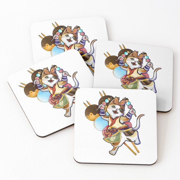 Item preview, Dango Cat Monster hunter Rise designed and sold by JuizJuice.