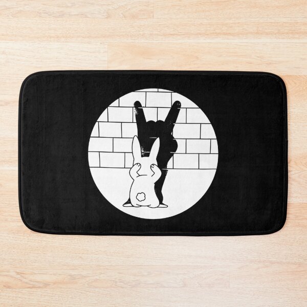 Item preview, Funny Rabbit Rock and Roll Hand Shadow designed and sold by Hoiho Adventure Shirts.