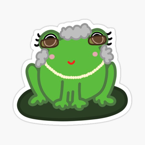 Grandma Frog Sticker