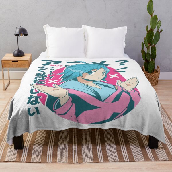 Item preview, Blue Haired Anime Girl designed and sold by Hoiho Adventure Shirts.