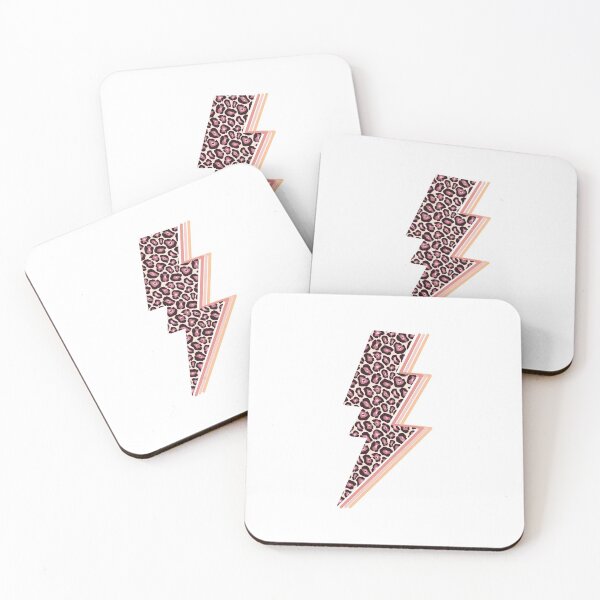 Item preview, Pink leopard print lightning bolt. Pink Aesthetic. Purple Aesthetic designed and sold by DaniBazz.