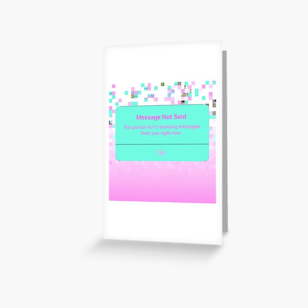 BLOCKED Greeting Card