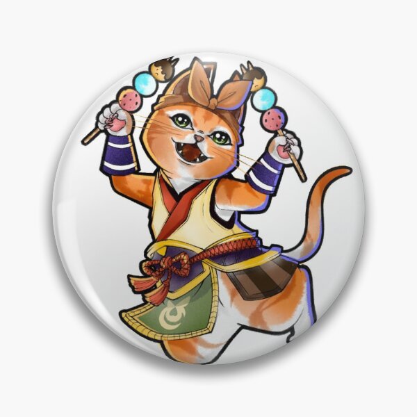 Item preview, Dango Cat Monster Hunter Rise 2 designed and sold by JuizJuice.