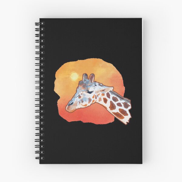 Item preview, Amazing Animals: Another Cute Giraffe Smiling at Colorful Sunset  designed and sold by GraffitiSoup.