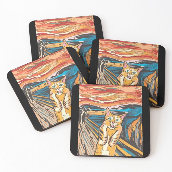 Artikelvorschau, Die Scream Cat Parodie entworfen und verkauft von Hoiho Adventure Shirts.