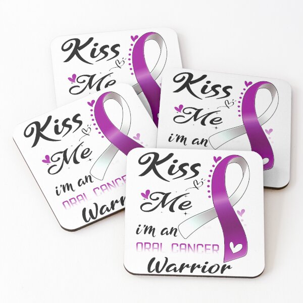 Item preview, Kiss Me I'm A Oral Cancer Warrior designed and sold by hvoid41.