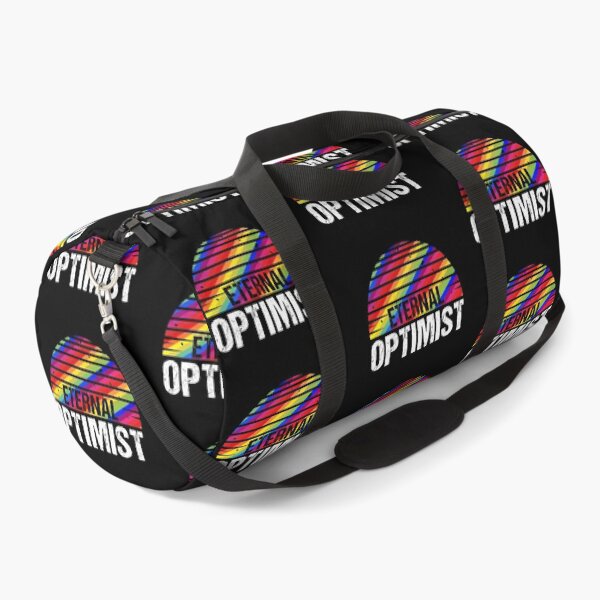 Item preview, Eternal Optimist Retro Vintage Colorful Rainbow Sunset | Optimistic Happiness Funny Quote Tee designed and sold by knapst.