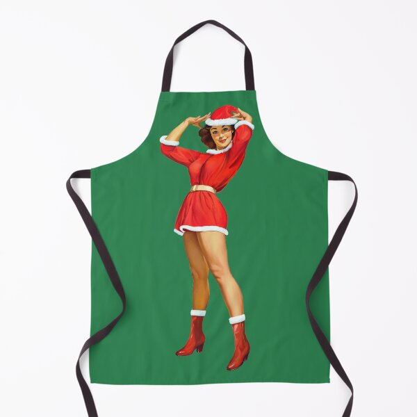 Item preview, Vintage Pinup girl - Happy Holidays! designed and sold by georgatos.