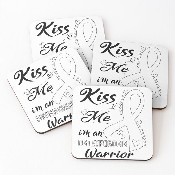 Item preview, Kiss Me I'm A Osteoporosis Warrior designed and sold by hvoid41.