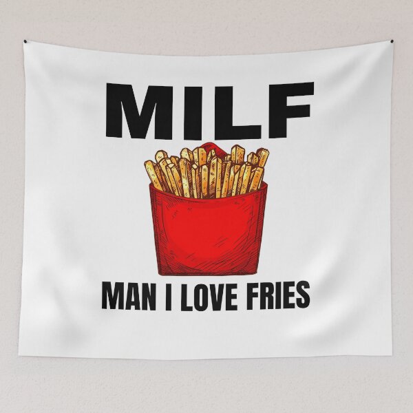 Item preview, Man I Love Fries | M.I.L.F. | Potato Addicted designed and sold by Tasha McGlashan.