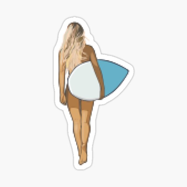Item preview, 8 Bit Surfer Girl designed and sold by ViewerEqualsPhoton.