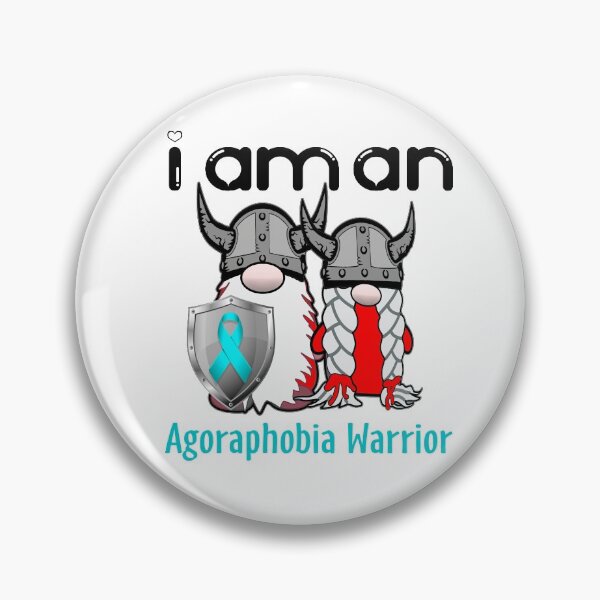 Item preview, I Am An Agoraphobia Warrior Support Agoraphobia Fighter Gift designed and sold by radianen.