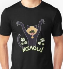 Miaou! - Chat Noir Unisex T-Shirt
