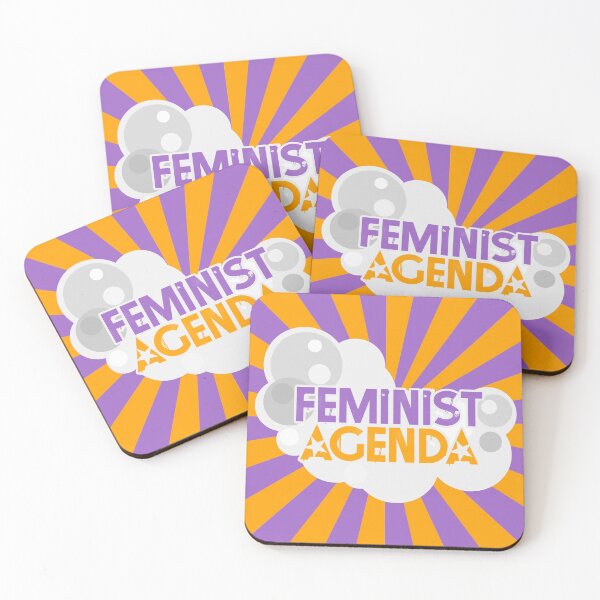 Item preview, Feminist Agenda - Purple and Orange designed and sold by TheVerse.