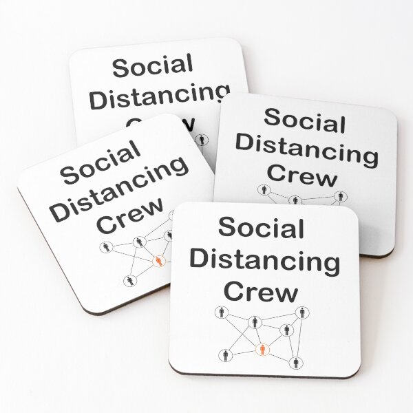 Artikelvorschau, Social Distancing Crew entworfen und verkauft von travelnerd.