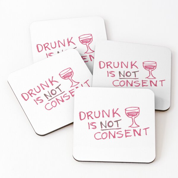 Item preview, Drunk is NOT Consent - Wine designed and sold by TheVerse.