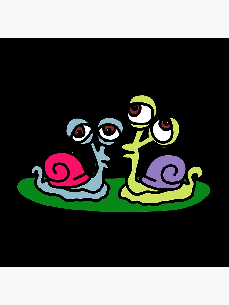 Thumbnail 4 of 4, Clock, Snails designed and sold by Rumpelstilskin.
