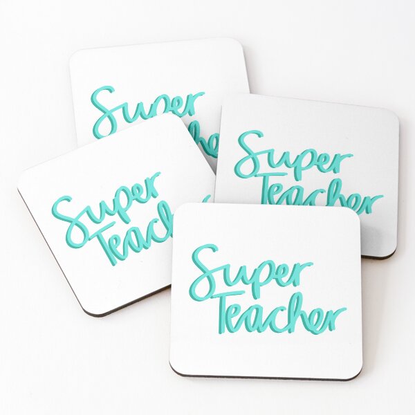 Item preview, Super Teacher in Teal designed and sold by passionatelyem.