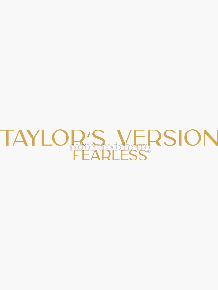 Swiftie Full Box Quote Stickers - Fearless – Moore Avenue