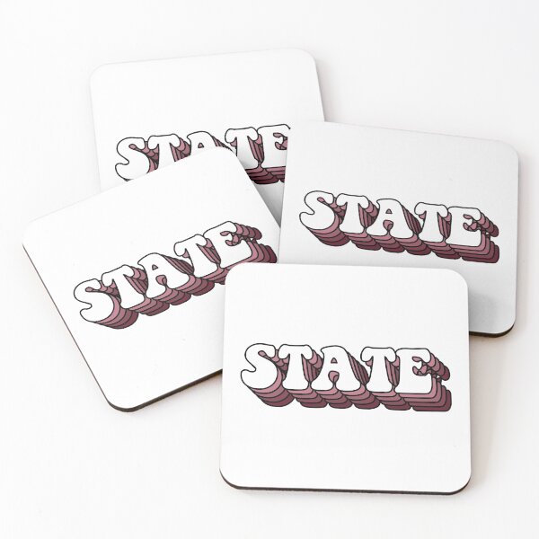 Item preview, State Retro Text designed and sold by emilyawell.