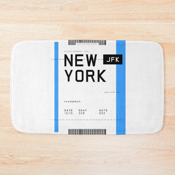 Item preview, New York Boarding Pass designed and sold by Mercury Club.