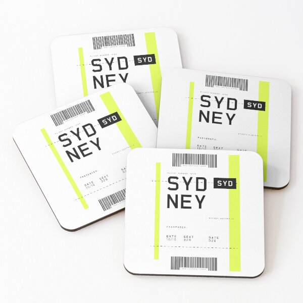 Item preview, Sydney Boarding Pass designed and sold by Mercury Club.