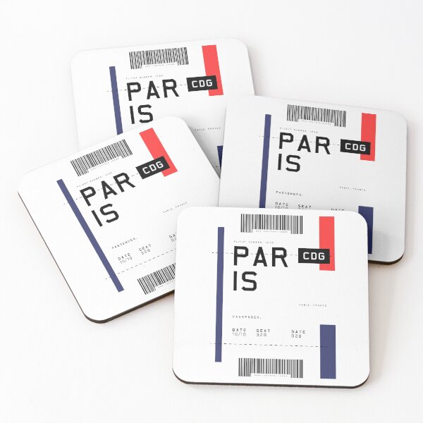 Item preview, Paris Boarding Pass designed and sold by Mercury Club.