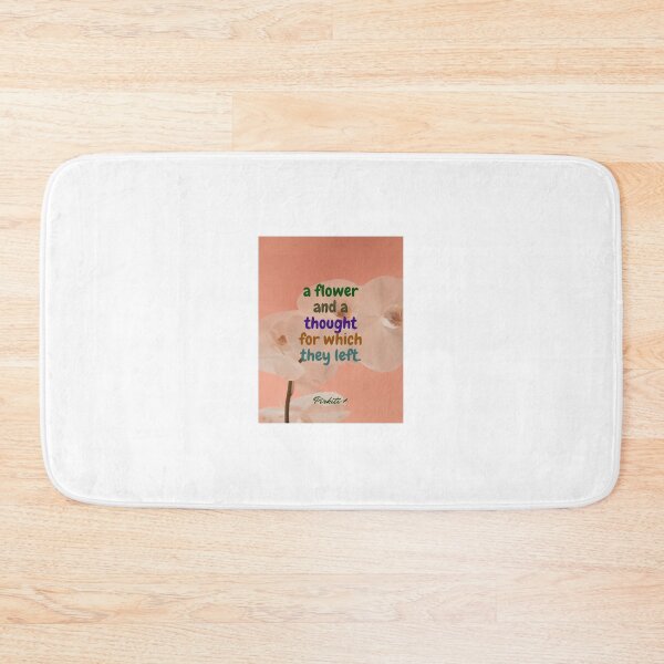 Item preview, a flower and a thought for which they left designed and sold by pirikiti64-.