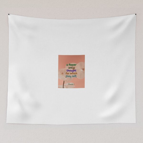 Item preview, a flower and a thought for which they left designed and sold by pirikiti64-.