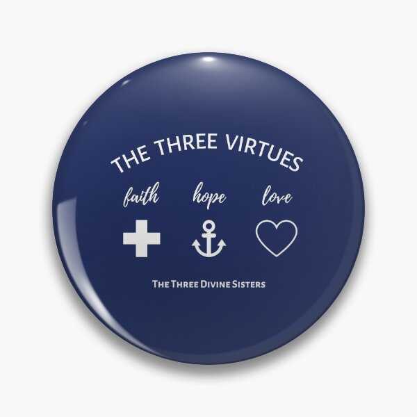 Item preview, Three Virtues - Faith, Hope, Love - cross, anchor, heart designed and sold by Emma's New York Magic.