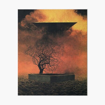 Item preview, Untitled, by Zdzisław Beksiński designed and sold by JustContemplate.