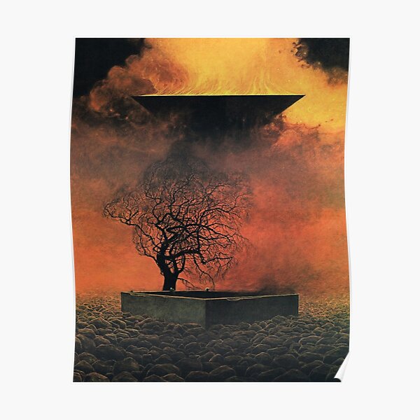 Untitled, by Zdzisław Beksiński Poster
