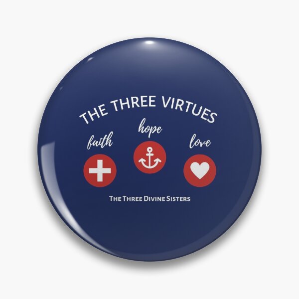Item preview, The Virtues - Faith, Hope, Love - cross, anchor, heart designed and sold by Emma's New York Magic.