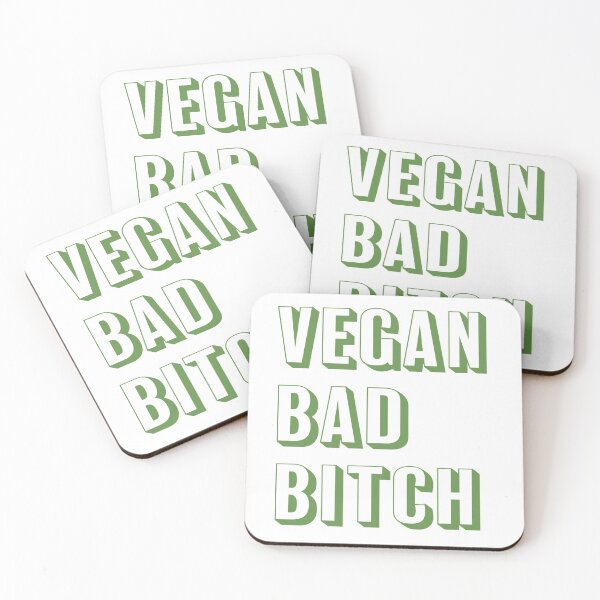 Item preview, Green Vegan Inspired Sticker - Vegan Bad Bitch  designed and sold by Jimena  Castelan.