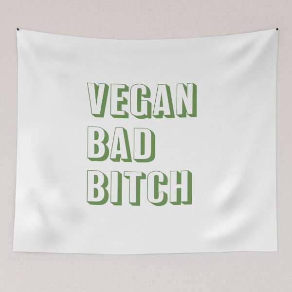 Item preview, Green Vegan Inspired Sticker - Vegan Bad Bitch  designed and sold by Jimena  Castelan.