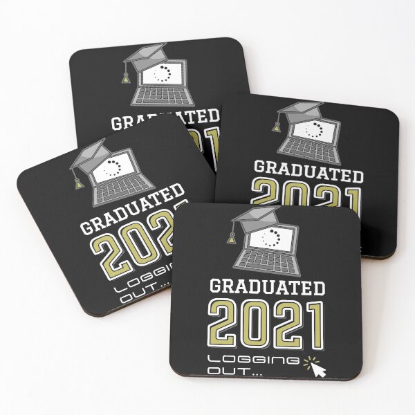 Item preview, Graduated 2021 Logging Out... Funny Graduate Design designed and sold by modernfamgear.