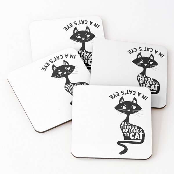 Item preview, In A black Cat Eye, All Things Belongs to CAT, Cat Lovers Gifts designed and sold by ARTsPlural.
