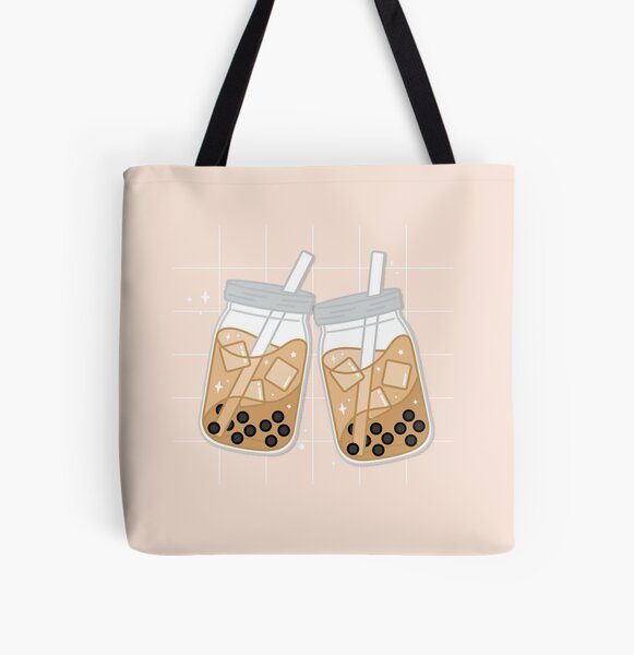 Bubble Tea Tote, AOP Tote Bag, Boba Tea Tote, Boba Tote, Boba Fanatic, –  littlepaperies