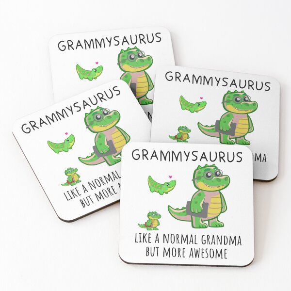 Item preview, grammysaurus like a normal grandma but more awesome Dinosaurs T-Shirt designed and sold by Ikgha.