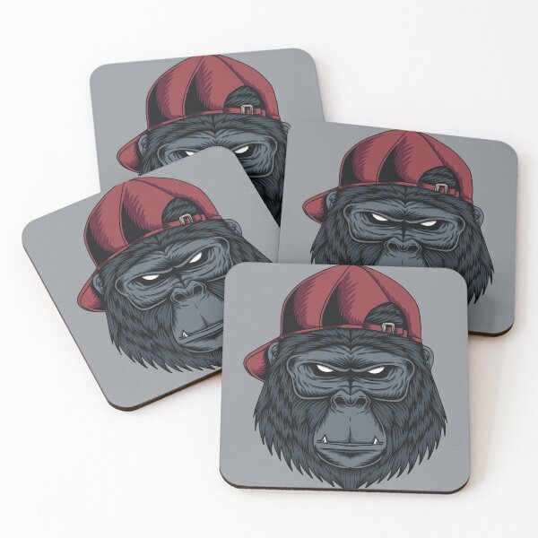 Item preview, Cool Gorilla Head with Backwards Cap designed and sold by SLAG-Creative.