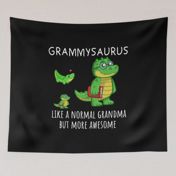 Item preview, grammysaurus like a normal grandma but more awesome Dinosaurs T-Shirt designed and sold by Ikgha.