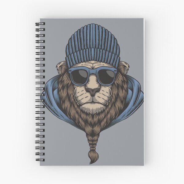 Item preview, Cool Lion Head with Beanie and Braided Beard designed and sold by SLAG-Creative.