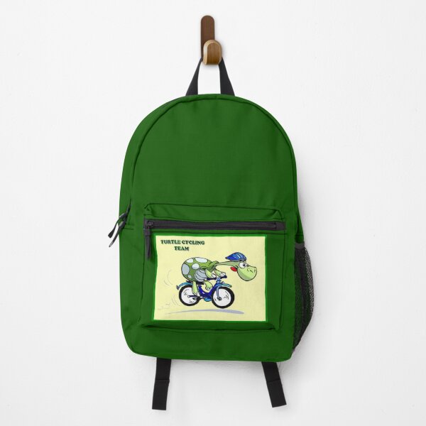 Item preview, TURTLE CYCLING CLUB : Cartoon Abstract Bicycle Print designed and sold by posterbobs.
