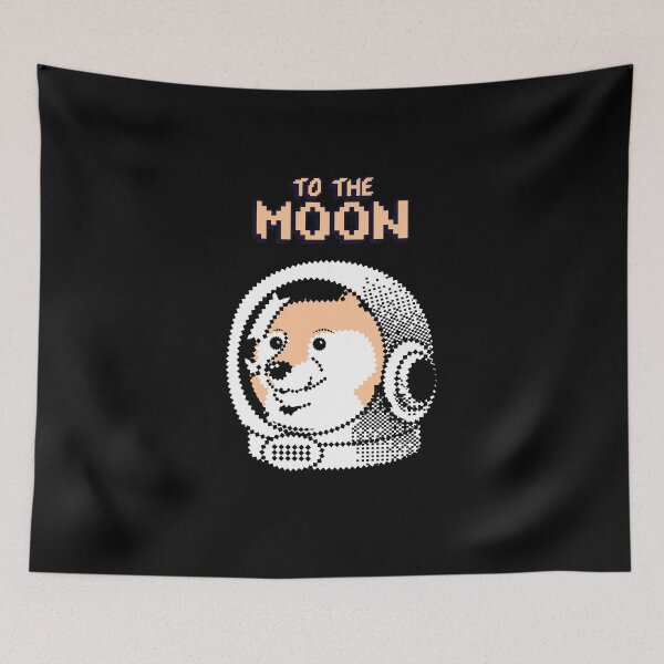 Item preview, Doge Coin To The Moon designed and sold by LittleFlairTee.