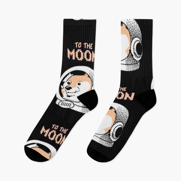 Item preview, Doge Coin To The Moon designed and sold by LittleFlairTee.