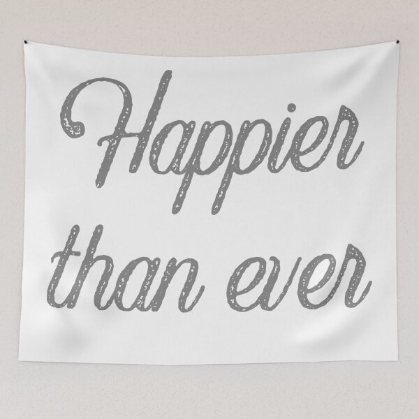 Item preview, Happier than ever  designed and sold by ICRainbowMoons.