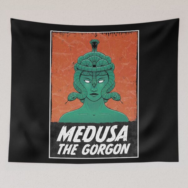Item preview, Medusa, the Gorgon (orange) designed and sold by travishaney88.