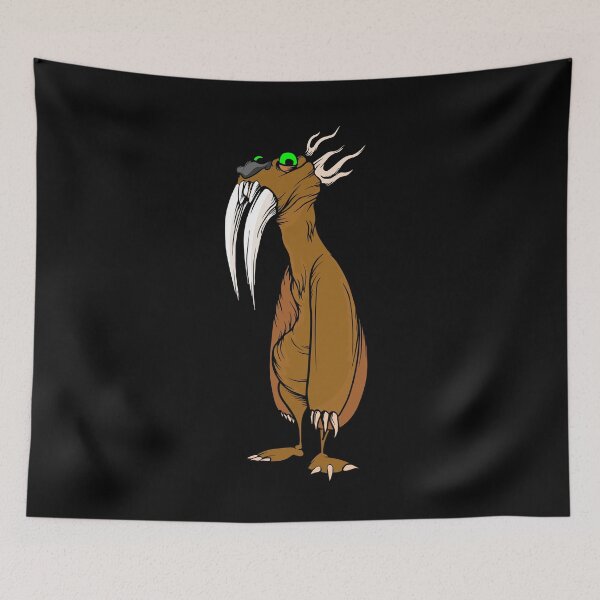 Item preview, Long Tooth Brown Critter  designed and sold by Trinket-Trickster.