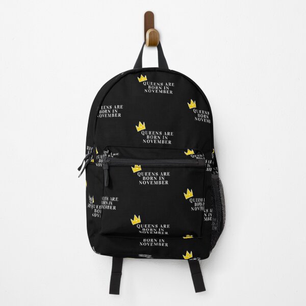 Item preview, Queens are born in November with birthstone crown - Black designed and sold by travelnerd.